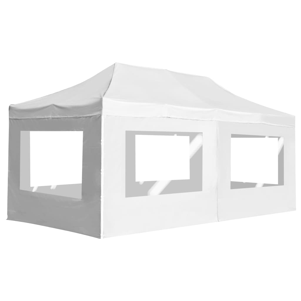 vidaXL Carpa Plegable Profesional con Paredes Aluminio 6x3 m Terraza Casa Color Azul,  Antracita,  Blanco y mas
