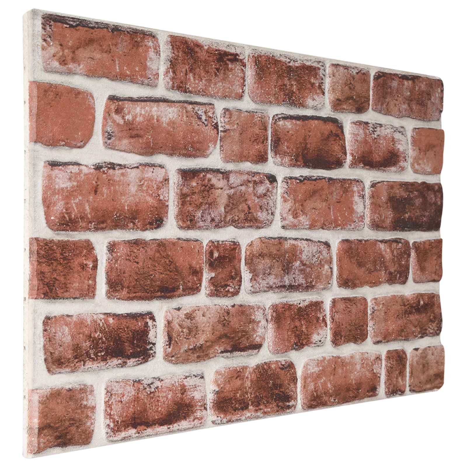 vidaXL Paneles de pared 10 pcs 100 x 50 cm Espuma EPS Multicolor