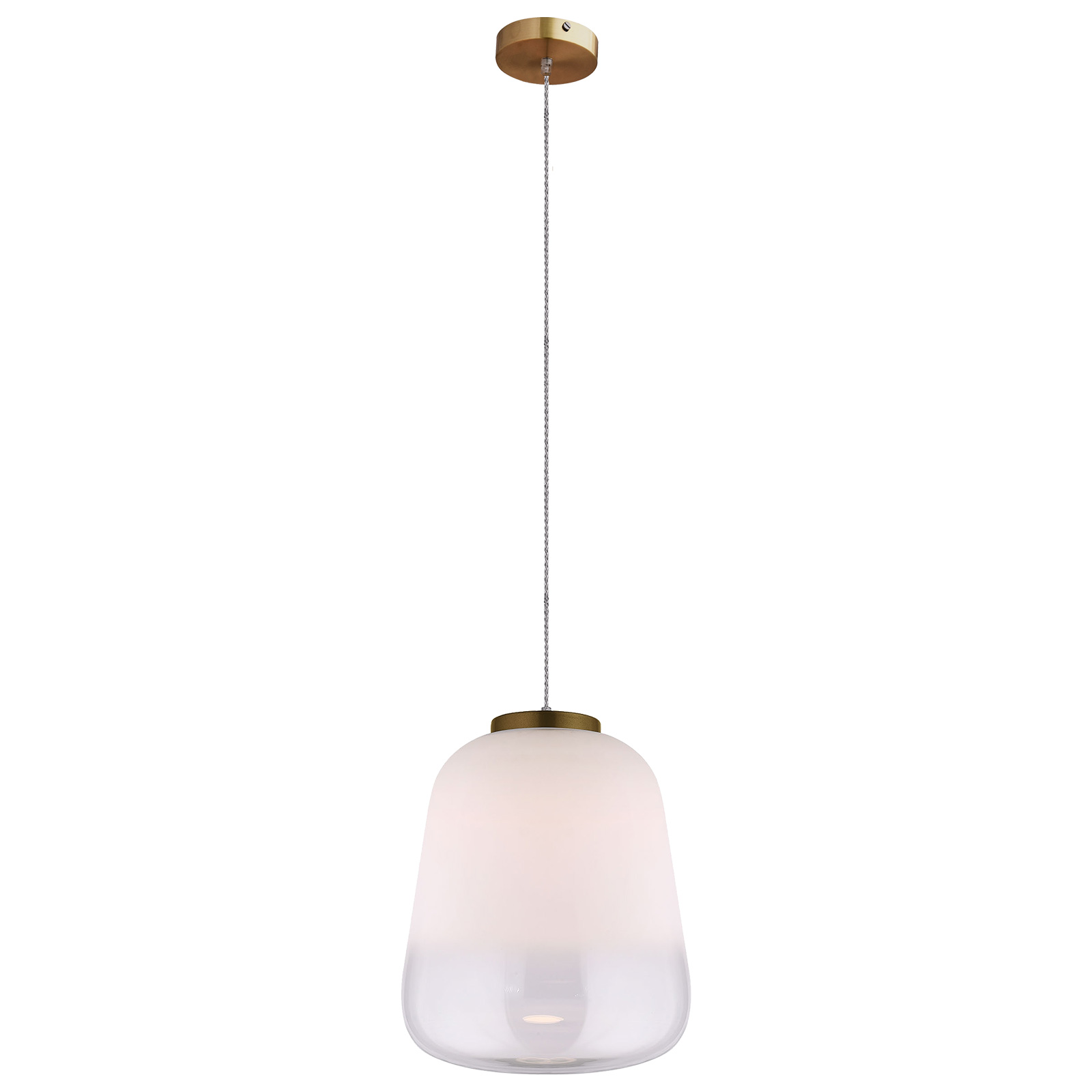Lumineca Lámpara Colgante Lumineca Nonseum 33x40 cm Blanco y Bronce