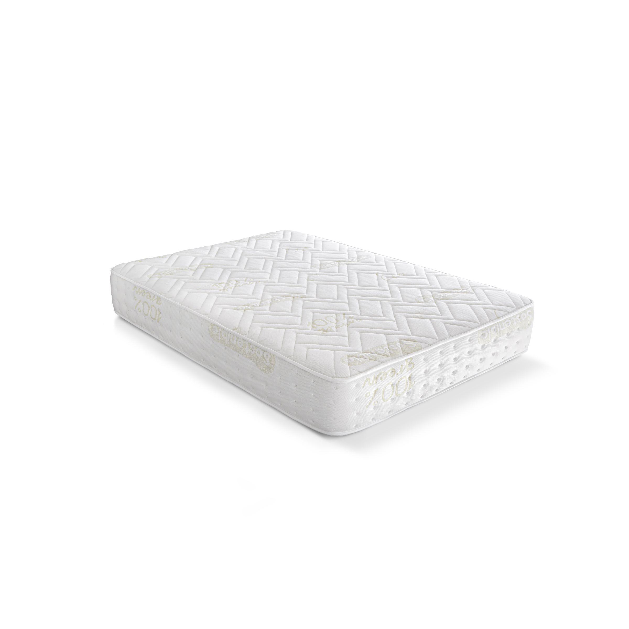 Häusbed Confort SL -Colchón Sleep one organic H27 Altura 27cm Núcleo Bioform 45D Alta Densidad Tejido Strech 100%GREEN-Algodón Firmeza Media Alta