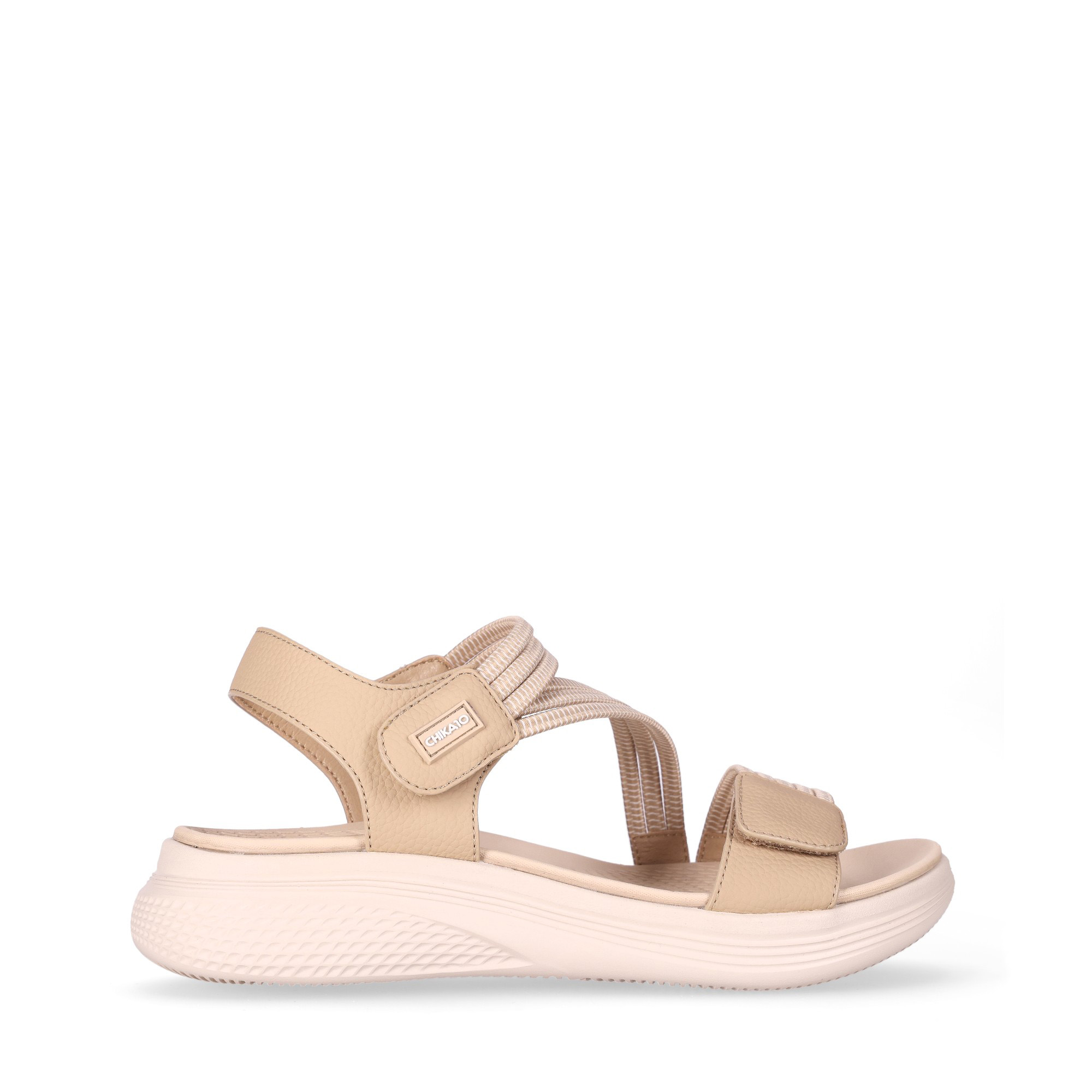 Chika10 HARI 02 Sandalia de CuÃ±a Beig/Beige