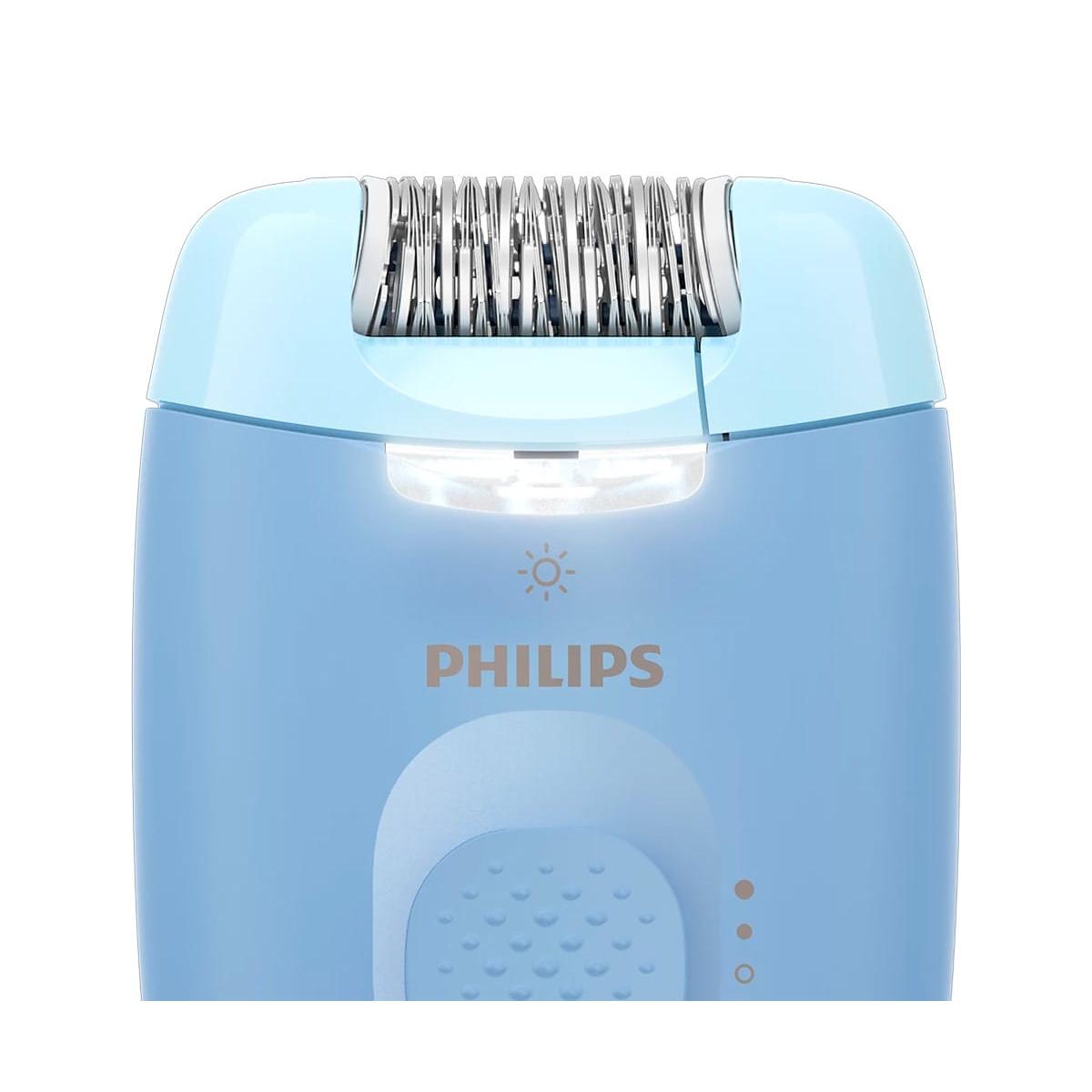 PHILIPS BRE247/00 Azul / Depiladora con cable