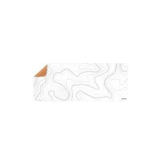 Phoenix Technologies - Alfombrilla para ratón Stratos de cuero PU con base de corcho natural, blanca 90 x 40 cm, ideal para gaming y trabajo