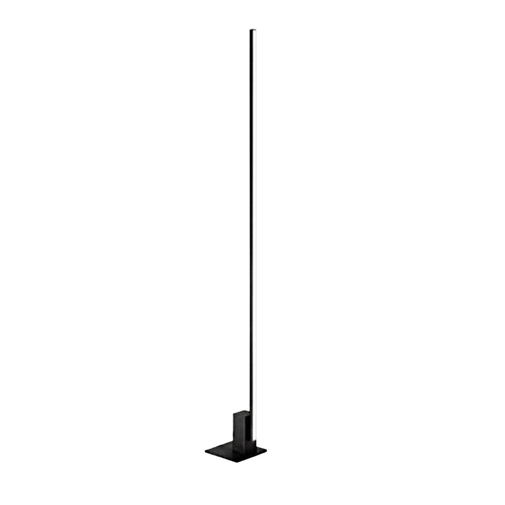 SYNCRO Lámpara de pie LED negra de metal Al.168 cm Perenz