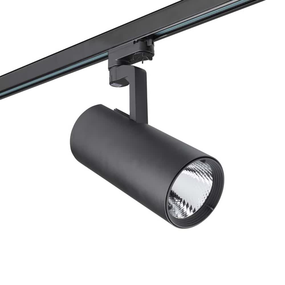 LEDS·C4 Proyector Bond Tube Medium 17.4W 4000K Cri 80 Negro 1297Lm