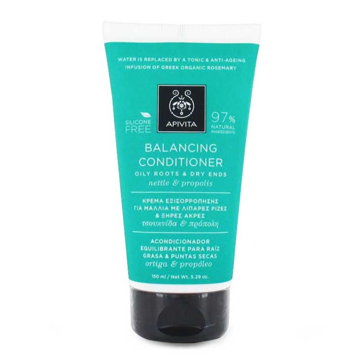 Apivita Acondicionador Eq. Raiz Grasa Punta Seca Ortiga-Propoleo 150ml
