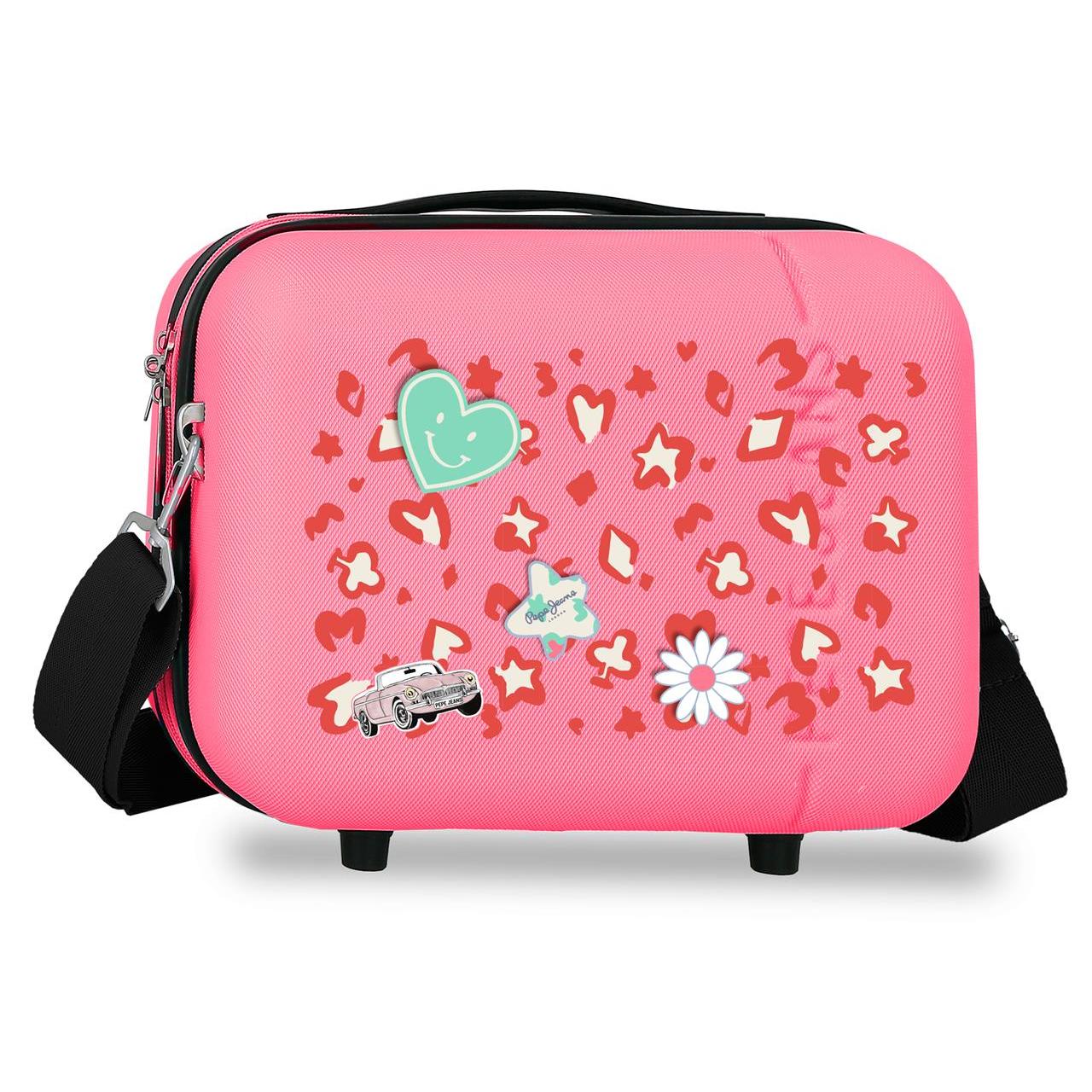 Neceser ABS Pepe Jeans Evelyn Fucsia 25x21x15cm