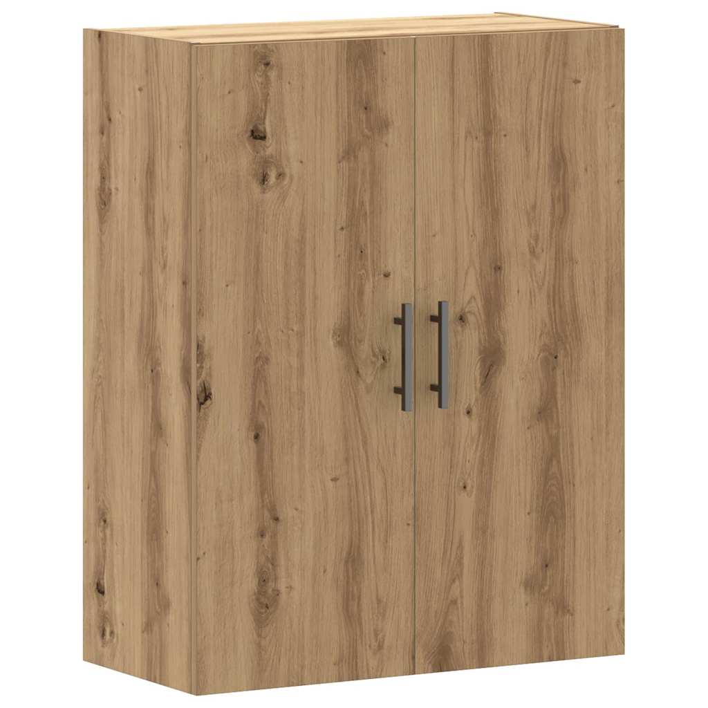 vidaXL Armario de pared madera ingeniería marrón roble 69,5x34x90 cm en color Roble artisan/Madera antigua/Roble Sonoma | almacenamiento funcional diseño moderno para baño dormitorio sala