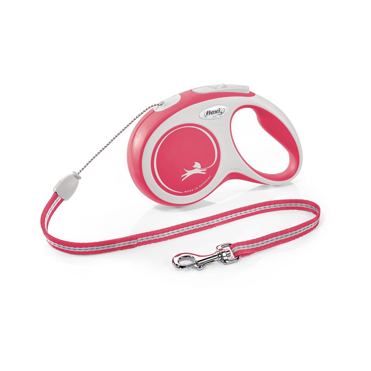 Correa Extensible Flexi Comfort para Pasear Perros - Roja