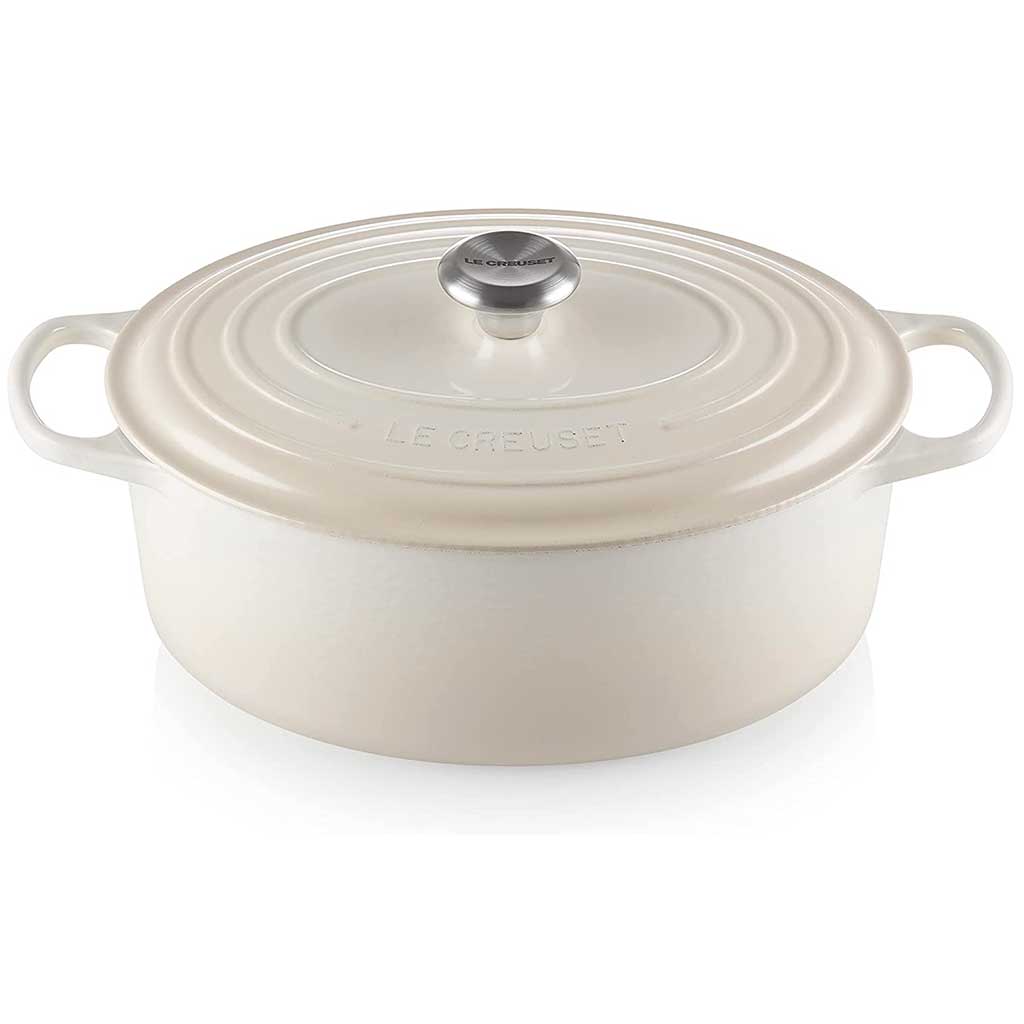 Cocotte ovalada Evolution Le Creuset de 27 a 40 cm - Cazuela de hierro fundido, Fabricada en Francia, Garantía de por vida, Cocina Tradicional