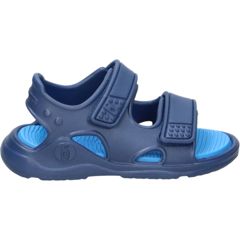 BIOMECANICS | Chancletas Biomecanics BioAQUA para Niño – Chanclas en Color Azul – Piscinas con Doble Cierre de Velcro – Respetuosos con el Pie – Ligeros y Flexibles – Suela Antideslizante – Modelo 262295-A089