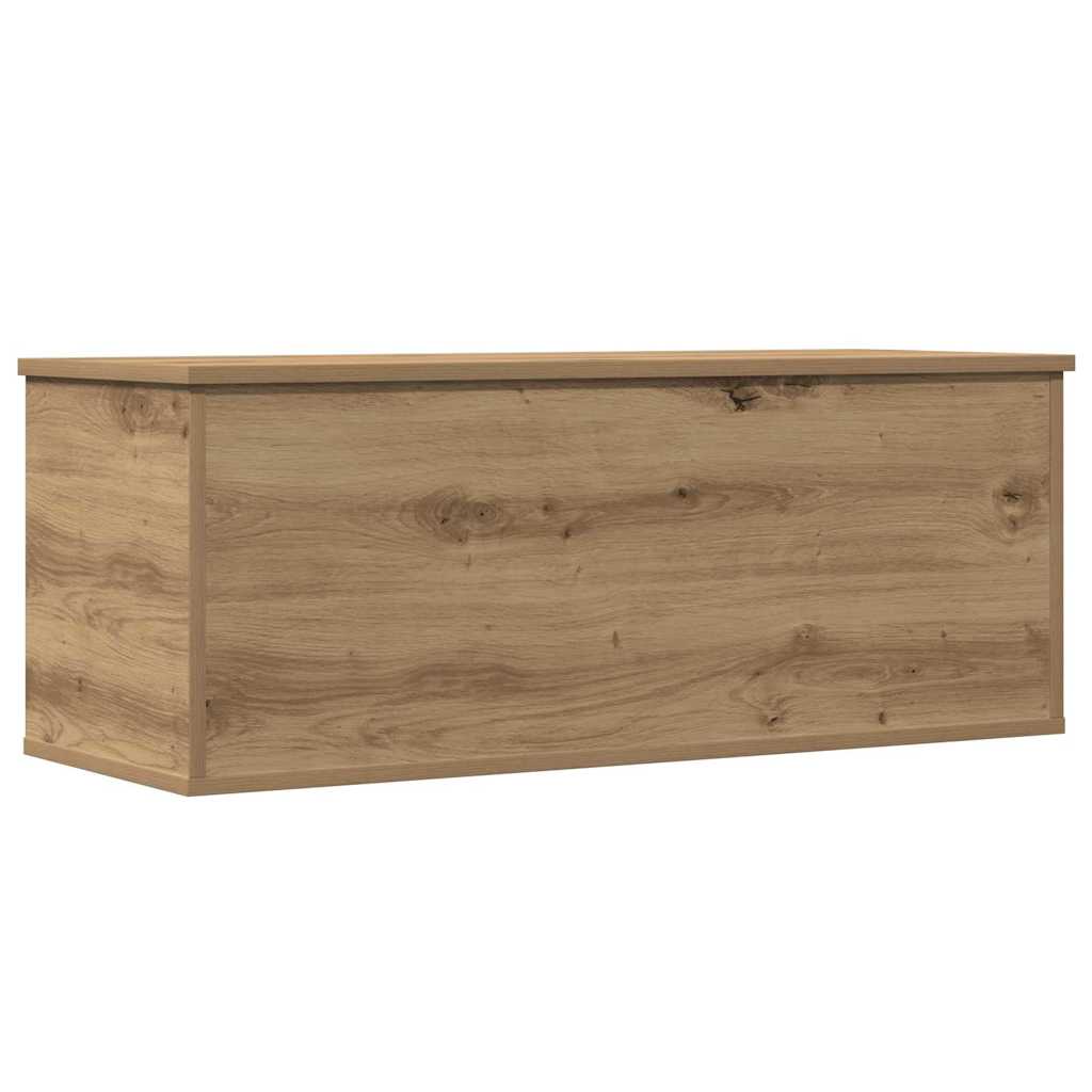 vidaXL Caja de almacenaje madera de ingeniería 90x35x35 cm Multicolor