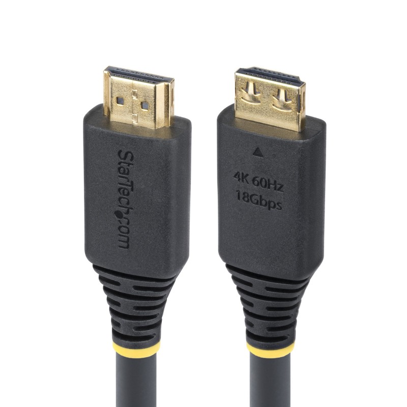 StarTech.com - Cable HDMI de Alta Velocidad de 7m - Conectores de Agarre - 4K60Hz/1440p 144Hz - HDR10/HDCP 2.2/ARC - UHD - 18Gbp HDMI2-CABLE-GRIP-7M