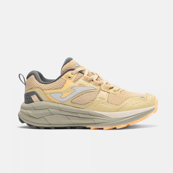 Zapatilla Trail Mujer Joma Shock 2625 Beige Resistente