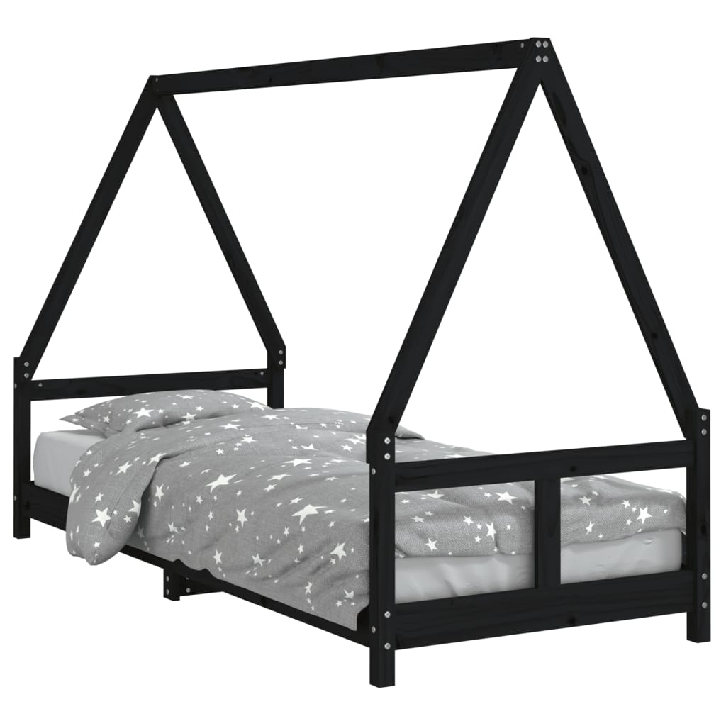 vidaXL Estructura de cama para niños madera de pino 80x200 cm