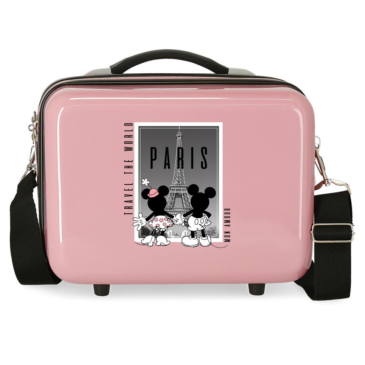 Disney Mickey Neceser De Viaje ABS Mickey Y Minnie Travel The World