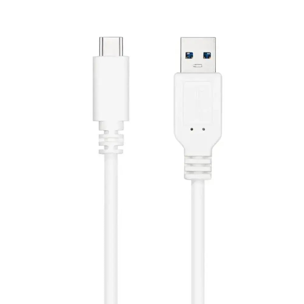 Nanocable Cable USB 3.1 a USB-C Macho/Macho 0.5m Blanco