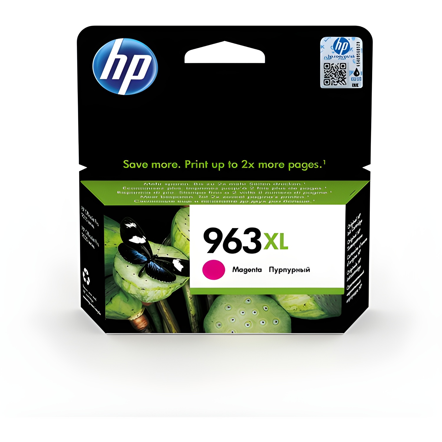 Hp 963xl cartucho magenta officejet pro 9010/9020 1.600pag.