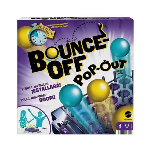 Mattel Juego de Mesa Bounce Off Pop-out - Cuidado, ¡rebota y Recrea el Patrón a Tiempo!