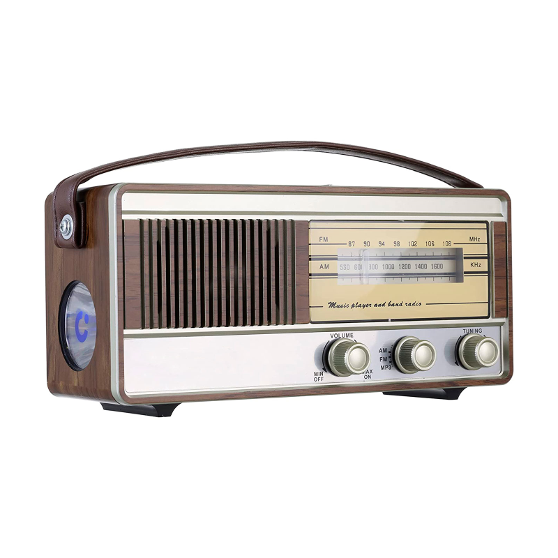Tradineur - Radio de bolsillo - Sintonizador AM/FM - Sintonizador con  Indicador - Pilas no incluidas - 8 x 12,5 x 2,5 cm - Color