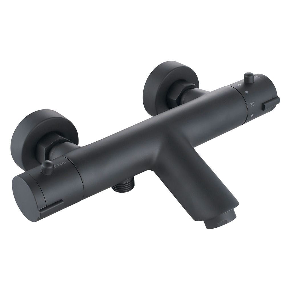 Grifo Termostático de Bañera ARTIC Negro