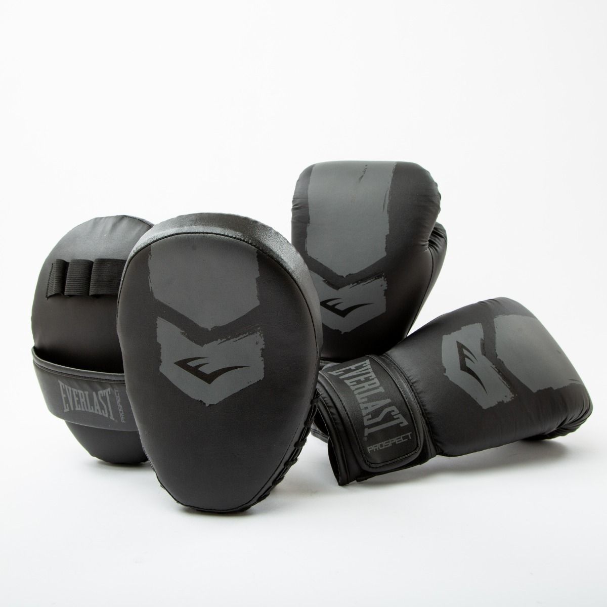 EVERLAST JUNIOR KIT PROSPECT 2 : MITT+GUANTE BLACK/GREY