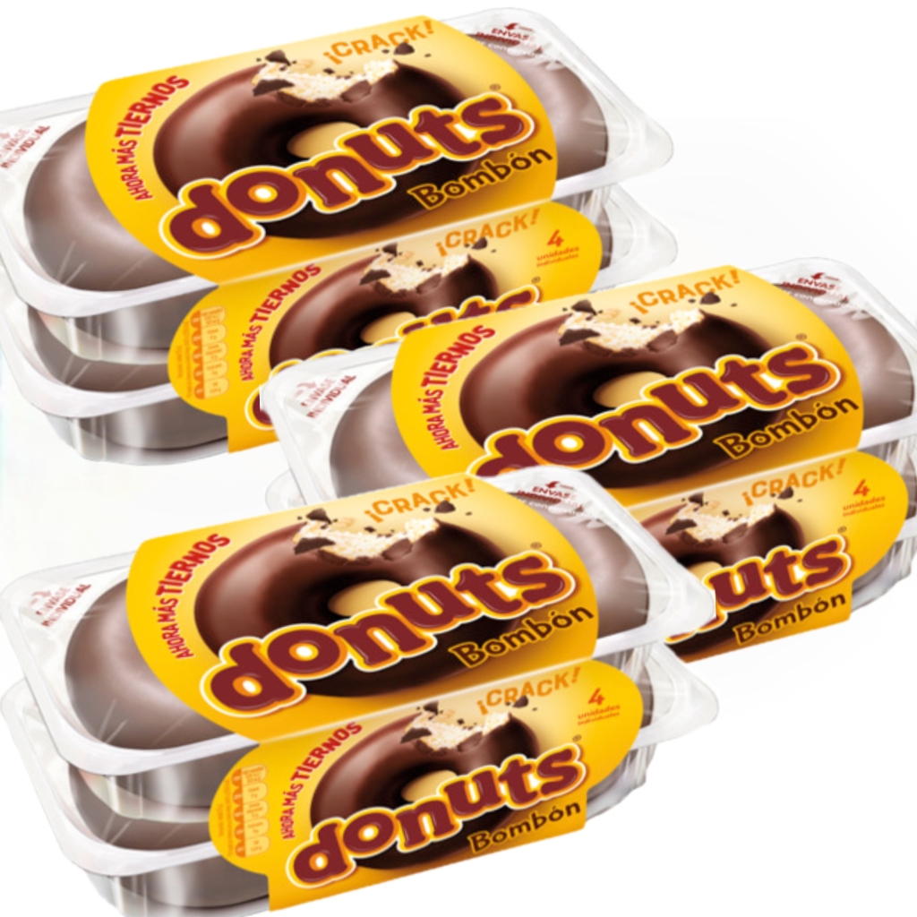 Nuevo - ROSQUILLA CHOCOLATE DONUTS 220 g P4   pack 3 unidade