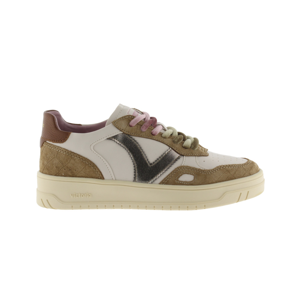 Victoria Seúl Zapatillas con piezas efecto cocodrilo y logotipo metalizado 1257148