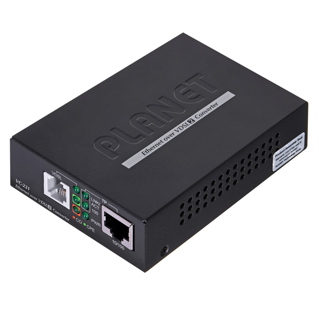 CONVERTIDOR DE MEDIOS PLANET VC-231G VDSL2 1000 BASE-T