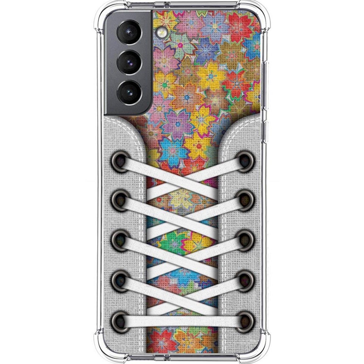 Tumundosmartphone Funda Silicona Antigolpes para Samsung Galaxy S21 5G diseño Zapatillas 05 Dibujos