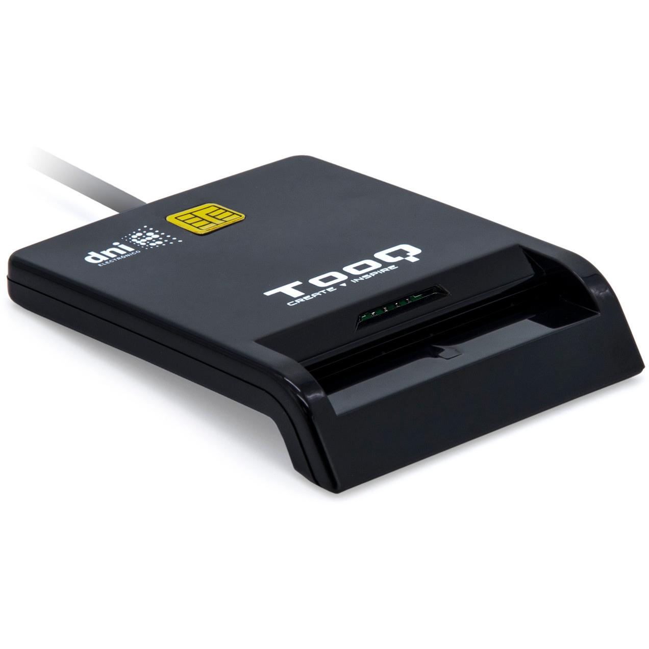 Lector Tarjetas Inteligentes Dnie Sim Usb-c Negro Tooq Tqr-211b