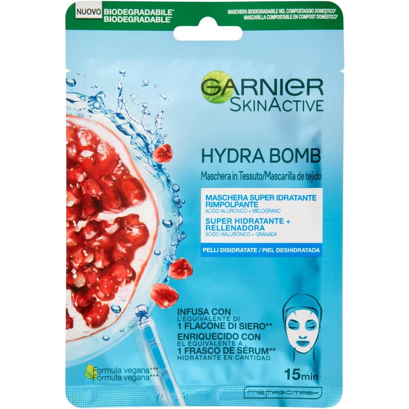 GARNIER Mascarilla de Tejido Hidratante Revitalizante - 28g