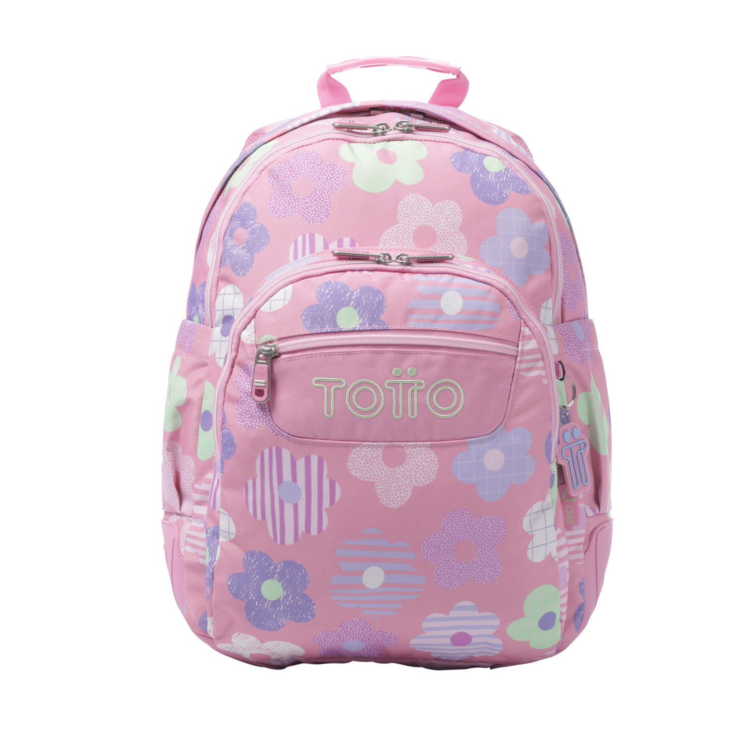 Totto Mochila escolar Rayol Material: Poliéster reciclado 33 x 44 x 13.5 cm