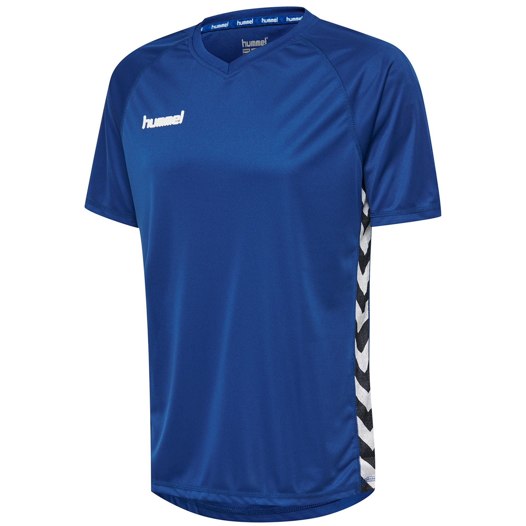 4a - camiseta de manga corta hummel® azul 100% poliéster
