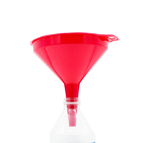 CABLEPELADO - Embudo - Cono de trasvase - pipeta - tolva para alimentación - Libre de BPA - facil de Limpiar - 14 cm - Color Rosa