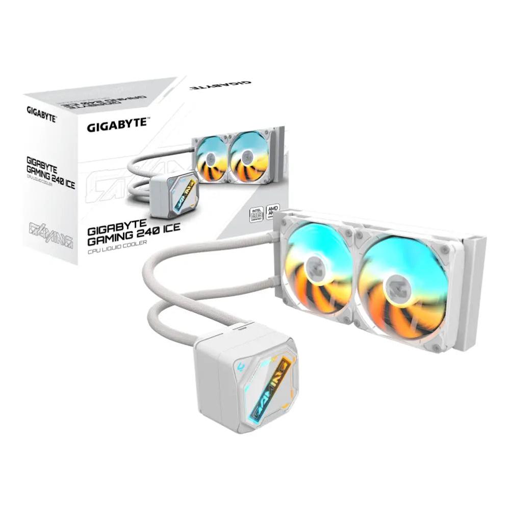 Refrigeración Líquida Gigabyte Gaming 240 ICE 240mm 2 Ventiladores ARGB Blanco