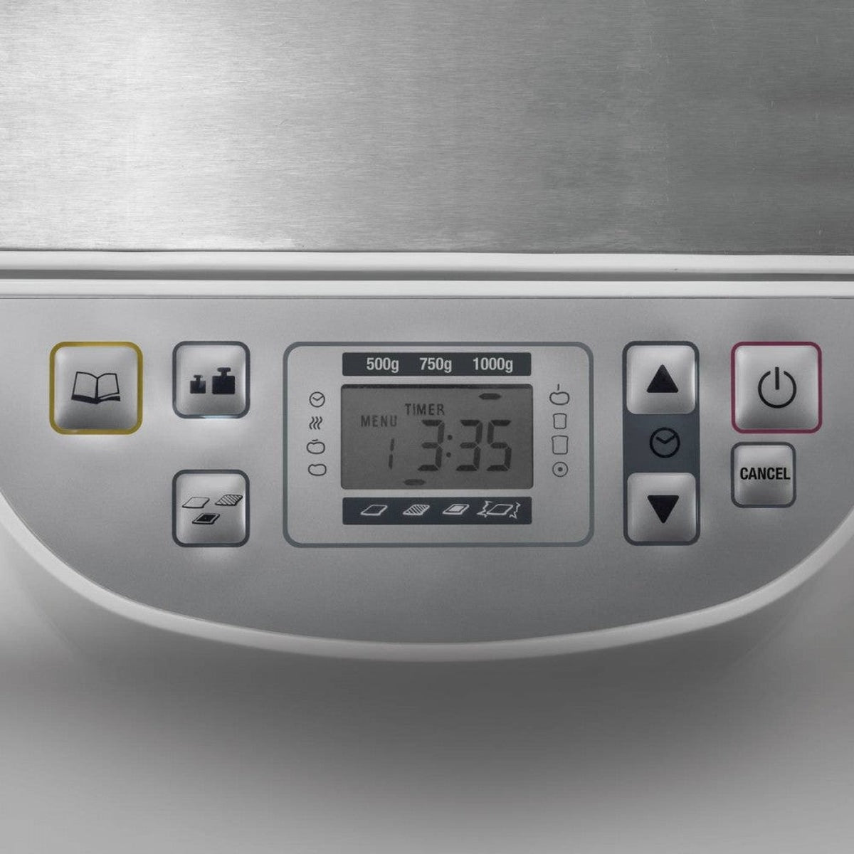 Ufesa - Panificadora BM6000 Mybakery programable hasta 15 h con pantalla LCD, 14 programas preinstalados para pan, masas, mermeladas y bizcochos, ideal para cocina doméstica