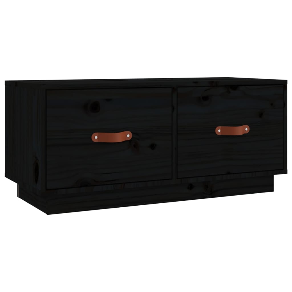 Vidaxl Mueble de TV de Madera Maciza de Pino 80x34x35 Cm