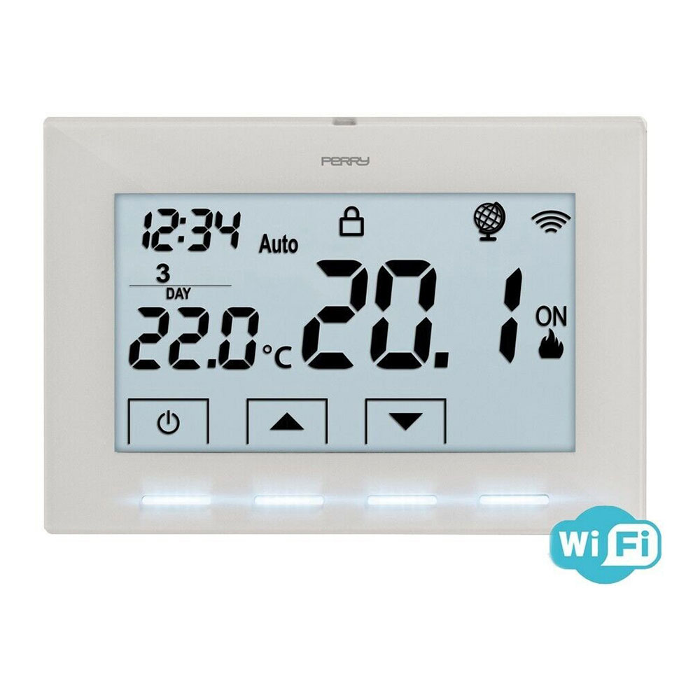 PERRY - Cronotermostato wifi a 230v blanco 1tx cr029wifi