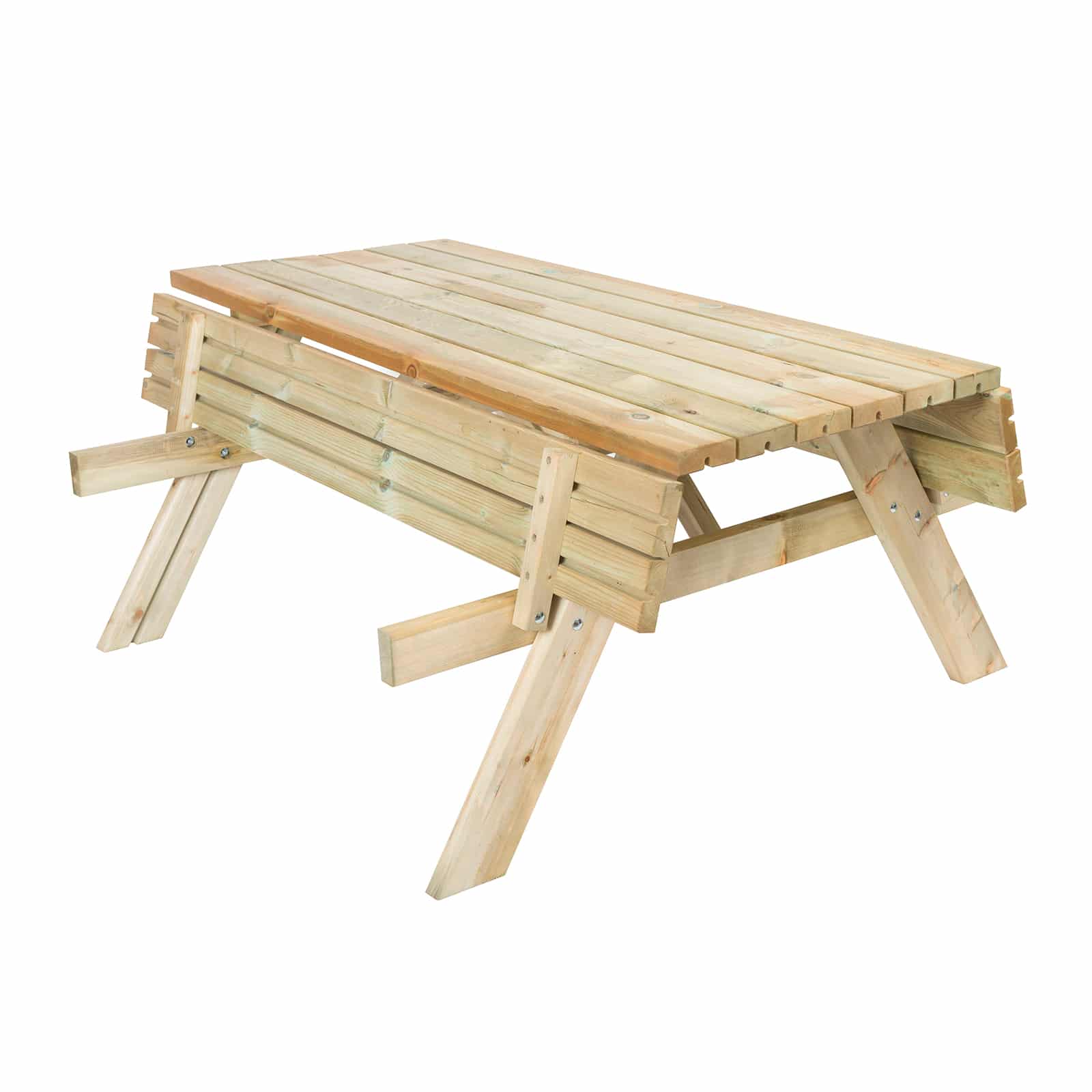 Mesa de Picnic Gardiun en Madera Maciza 200x154x74 Cm