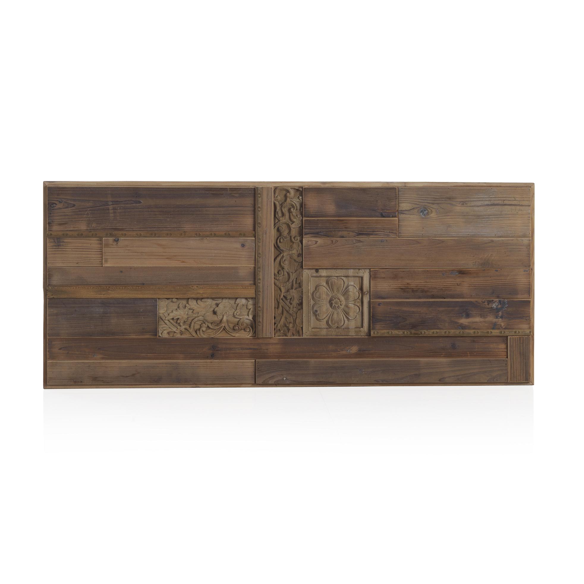 Cabecero De Madera Natural Recuperada 145X60 Cm El mejor complemento para tu hogar. Fijalo