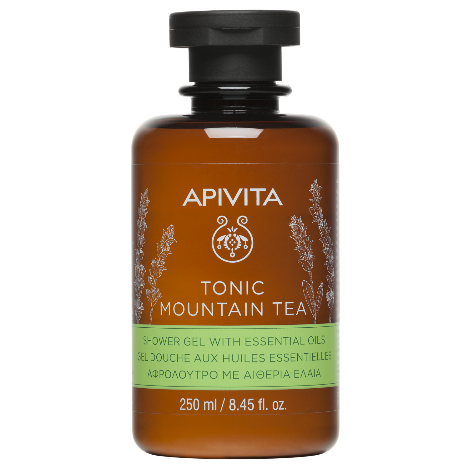 APIVITA TONIC MOUNTAIN TEA Gel De Baño Con Aceites Esenciales 250ml