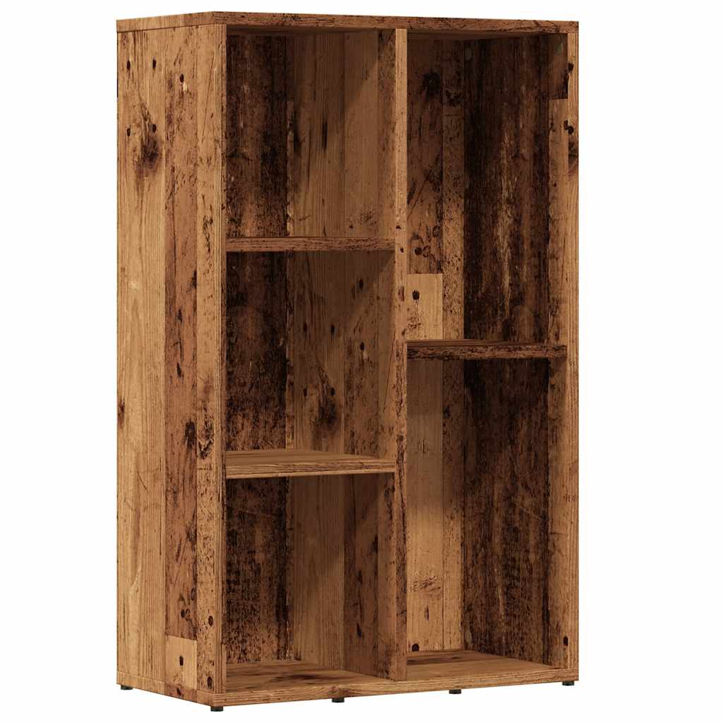 vidaXL Estantería madera de ingeniería 50x25x80 cm Multicolor