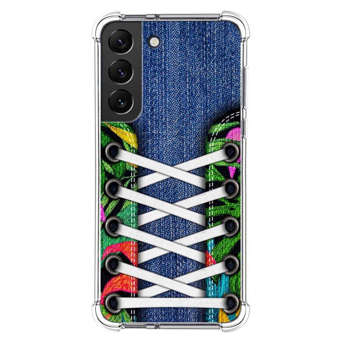 Funda Silicona Antigolpes para Samsung Galaxy S22 5G diseño Zapatillas 13 Dibujos