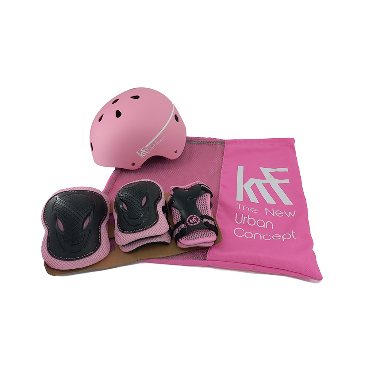 KRF SET PROTECCIONES COMPLETO ESSENTIAL ROSA