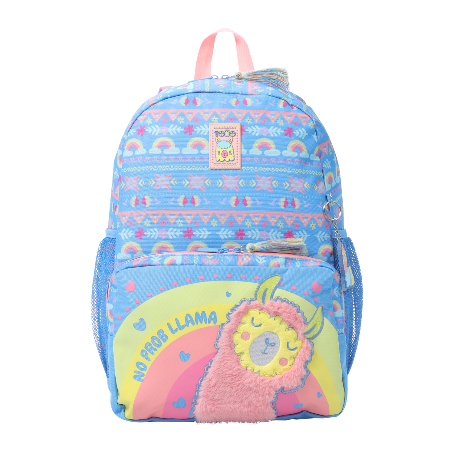 Totto Mochila infantil Llama Material: Poliéster 31.5 x 44 x 12 cm