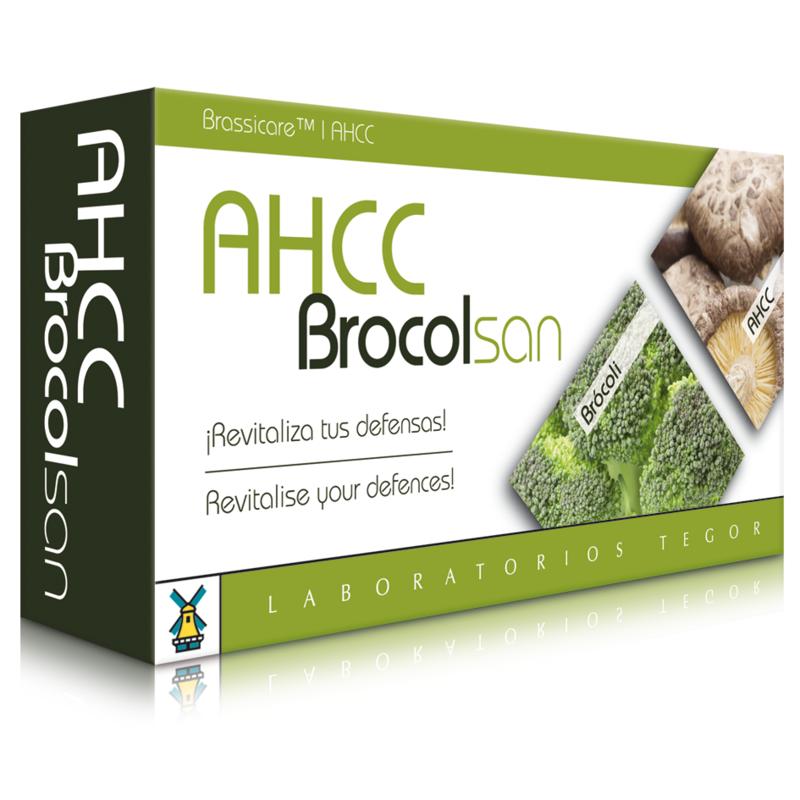 Laboratorios Tegor Ahcc Brocolsan - Suplemento para la Salud de la Mujer - 60 Cápsulas