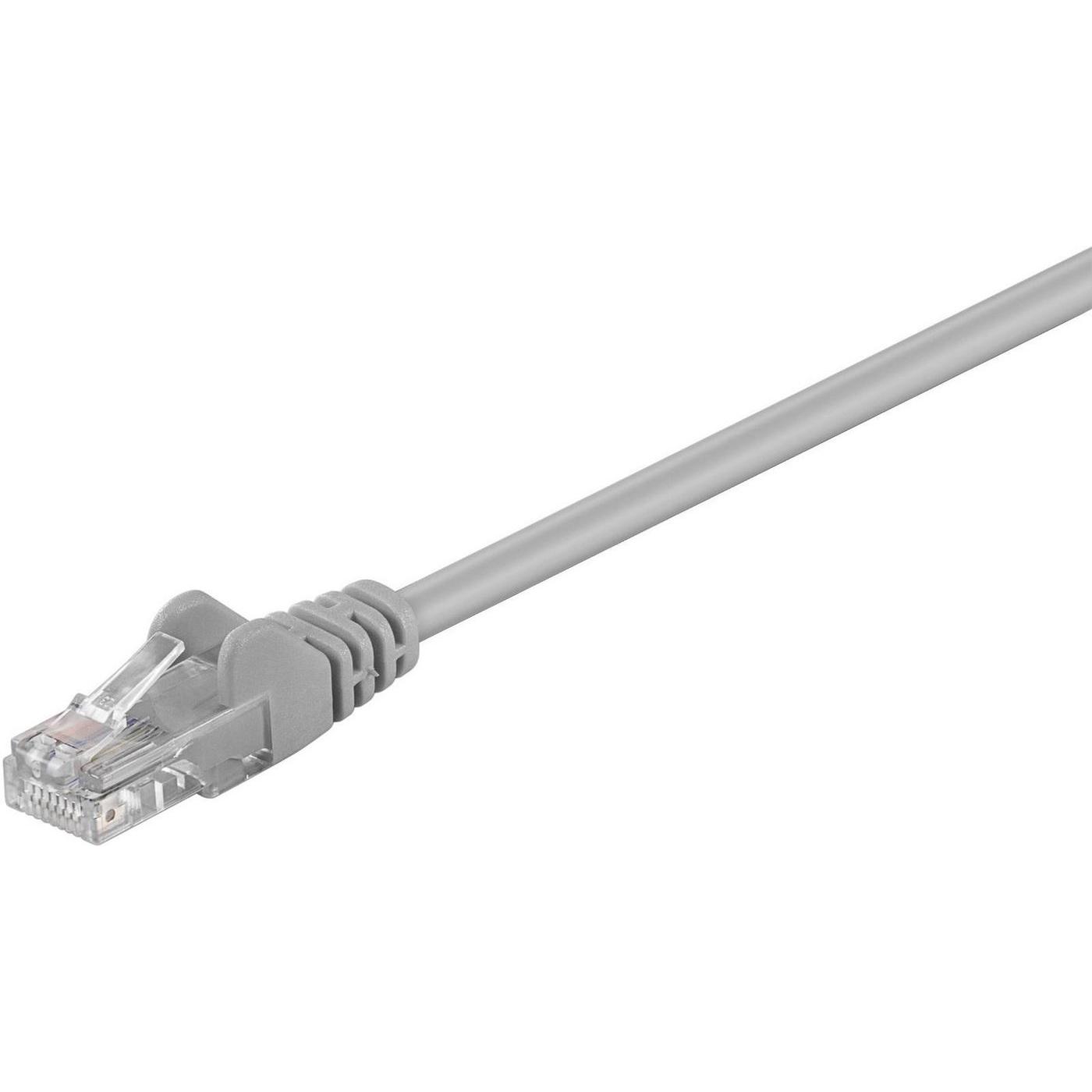 Microconnect Cable de Red U/UTP Cat5e 8M Gris PVC - Alta Velocidad