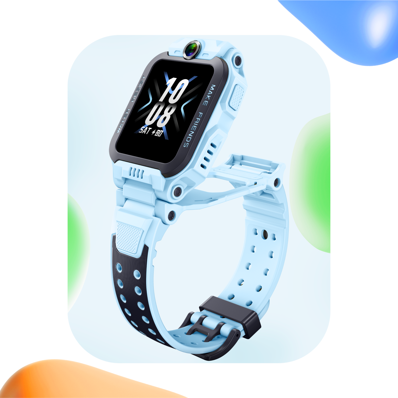 imoo Z7 reloj inteligente para niños, con GPS con SIM, reloj inteligente para niños 4G con video HD y llamada de voz, resistencia al agua IPX8 para la natación
