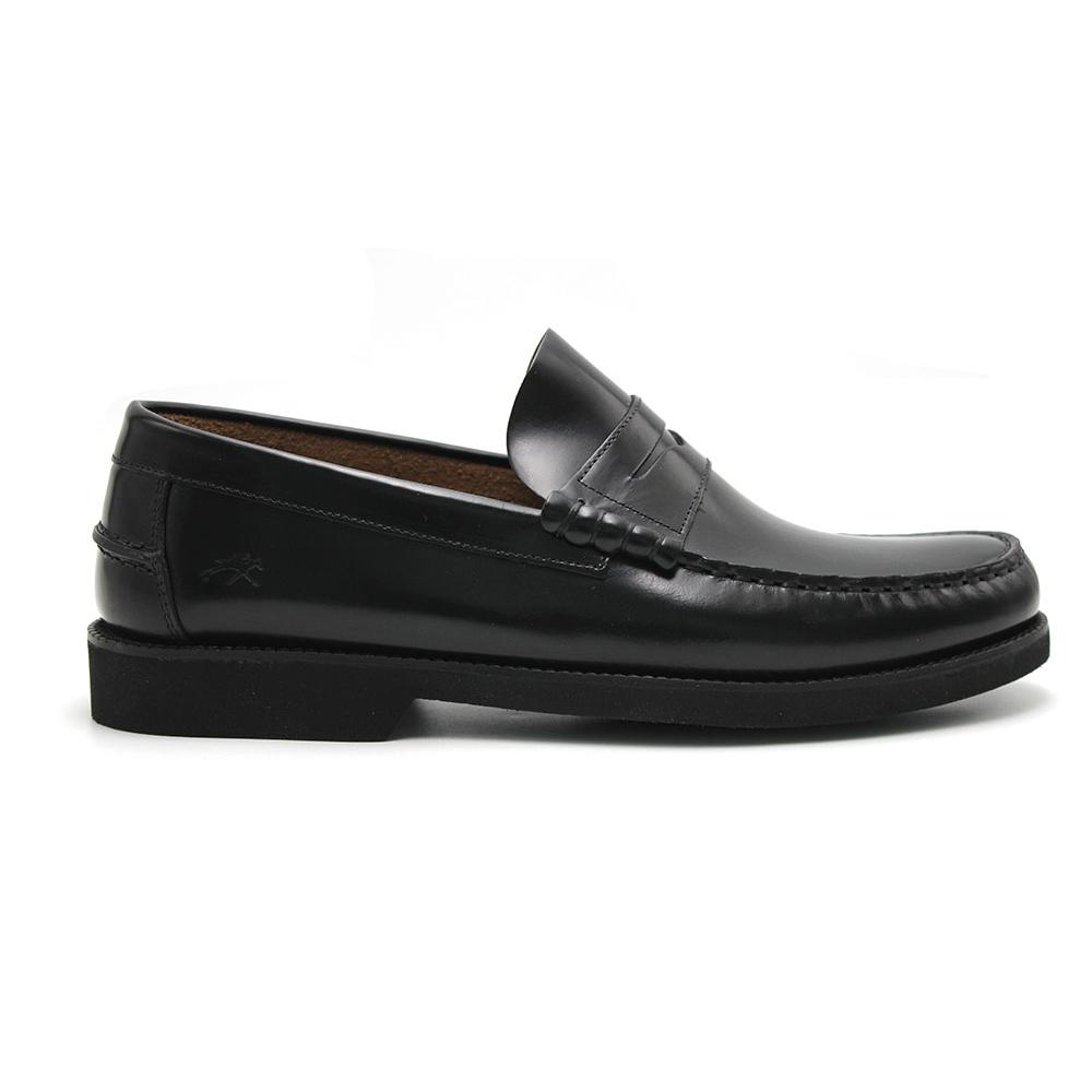 Fluchos F0047 Zapato castellano fluchos con antifaz, sin cordones y con suela de goma, para caballero
